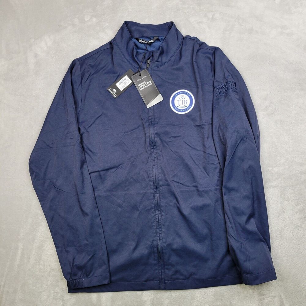 Travis Mathew Jacket Men Medium Coat Golf Prestige Lifestyle Performance Zip NWT